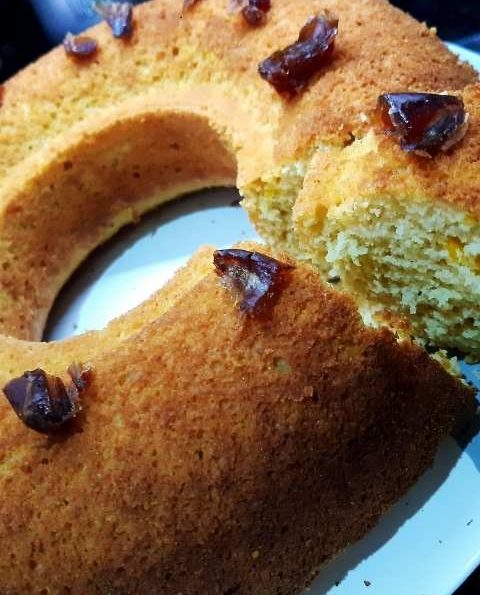 Bolo de laranja fit com farinha de arroz